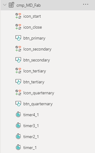 controls in the FAB component