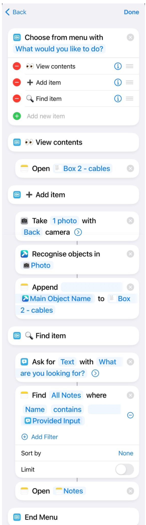 ShortCuts app