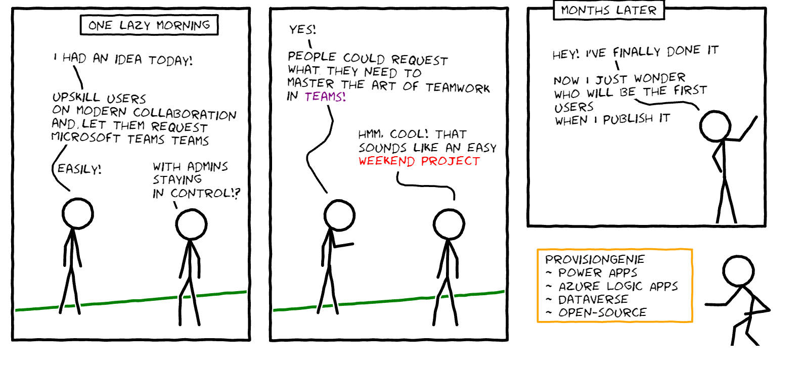 ProvisionGenie xkcd